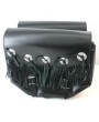 LARGE CLASSIC TWO STRAP LEATHER SADDLEBAG