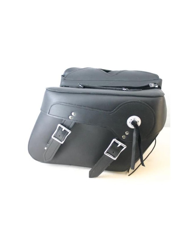 PREMIUM PU LEATHER SLANTED SADDLE BAG