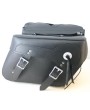 PREMIUM PU LEATHER SLANTED SADDLE BAG