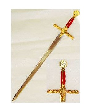 Gold Masonic Sword