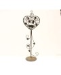 Large Heart Candle Holder - 24" Metal Stand