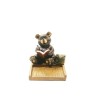 Bear Change Holder - Cute 3" Tall Ceramic Coin Bank