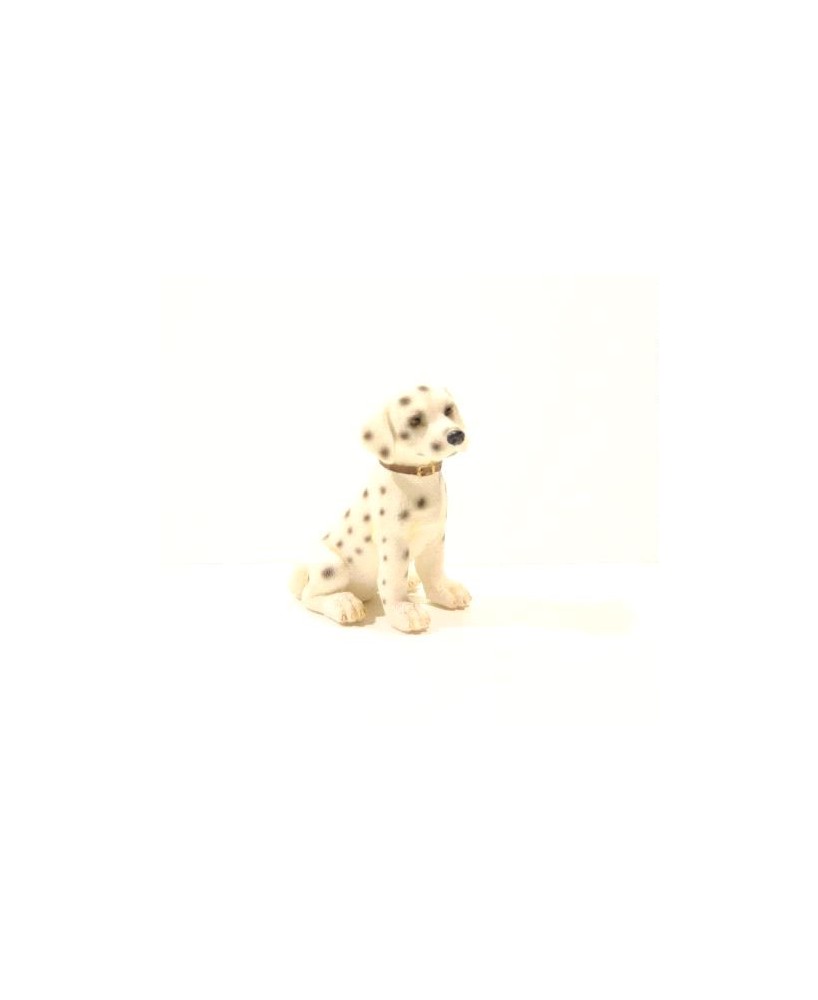 Tall Resin Replica Dalmatian Figurine - 3" Dog Sculpture