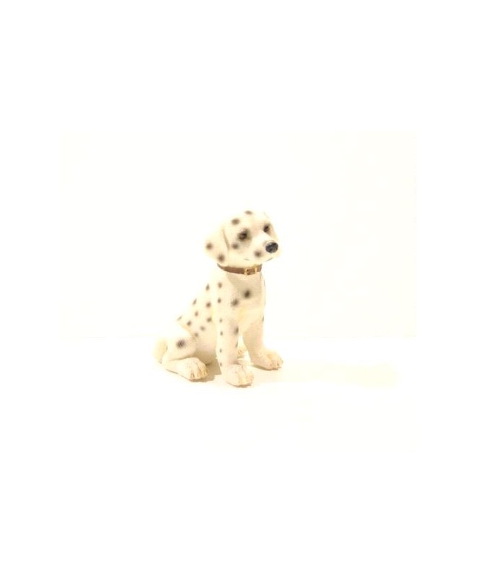 Tall Resin Replica Dalmatian Figurine - 3" Dog Sculpture