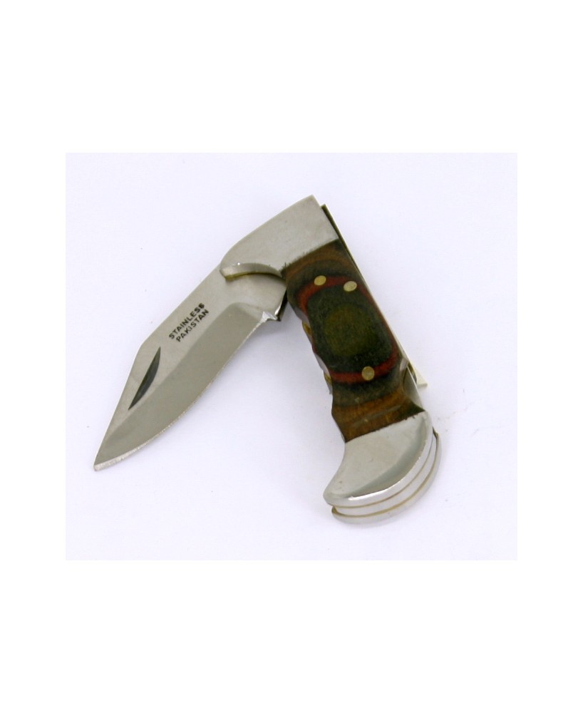 Colorwood Grip Handle Pocket Knife