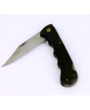 Black Grip Mold handle Pocket Knife