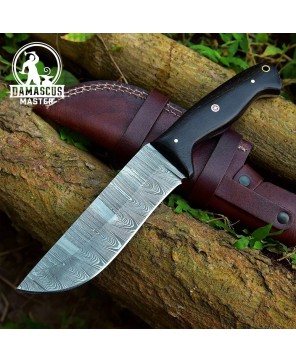 Handmade Damascus Steel Hunting Knife