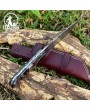 Custom Damascus Steel Tanto Blade Knife