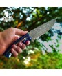 Handmade Damascus Steel Hunting Skinner Knife