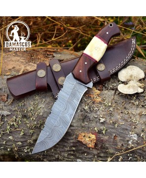 Handmade Damascus Steel Skinner Knife