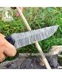 Custom Handmade Damascus Steel Hunting Knife