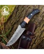 Custom Handmade Damascus Steel Hunting Knife