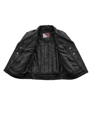 Fillmore Men's Motorcycle Leather Jacket - Stylish & Durable