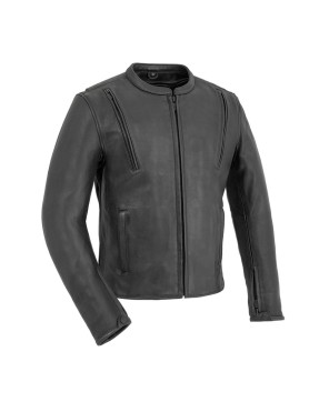 Revolt Leather Motorcycle Jacket - Stylish & Protective Gear