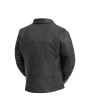 Arnold Men's Leather Motorcycle Jacket - Iconic Style & Protection