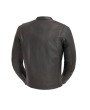 Titan Men's Leather Jacket: Sleek & Functional Motorcycle Gear