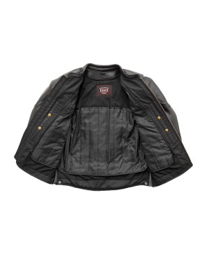 Chaos Men's Leather Motorcycle Jacket - Premium Quality & Style