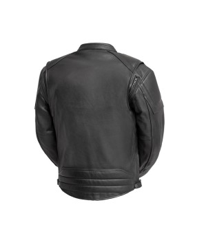 Chaos Men's Leather Motorcycle Jacket - Premium Quality & Style