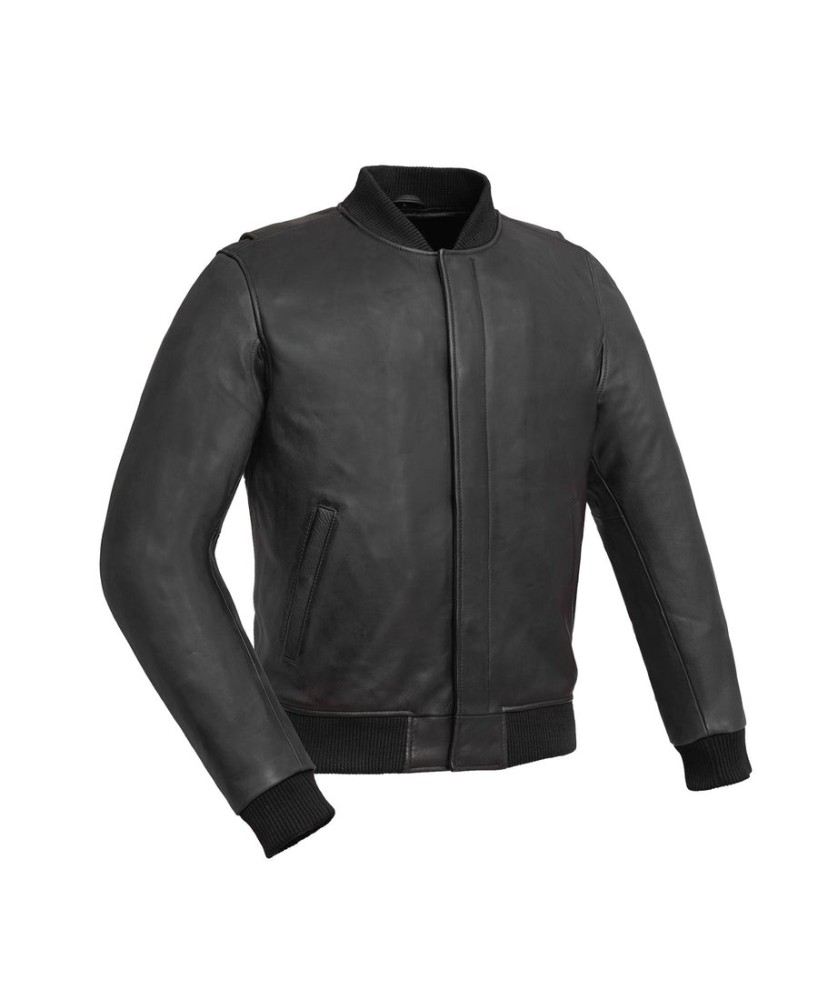 Men's Motorcycle Leather Jacket - Style & Safety with Malibu Cowhide