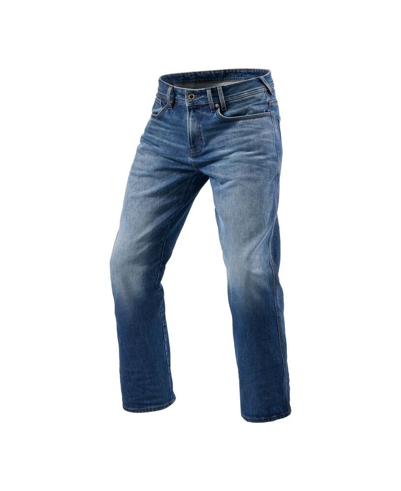 REV'IT! Philly 3 Jeans: Relaxed Fit, Protective Motorcycle Jeans