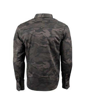 Armored Waxed Canvas Moto Shirt