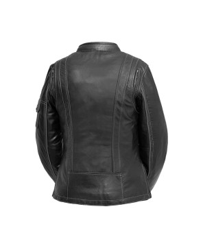 Outlander Women's Leather Motorcycle Jacket | Adventure-Ready Style