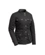 Outcast Women's Twill Motorcycle Jacket - Stylish & Functional