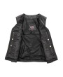 Diana Women's Motorcycle Vest - Diamond Cowhide, Studded Seams