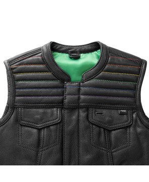 Garland Women's Club Style Leather Vest - Limited Edition