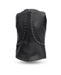 Empress V-Neck Sheep Leather Vest