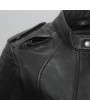 Premium Women's Leather Biker Jacket - Style & Comfort