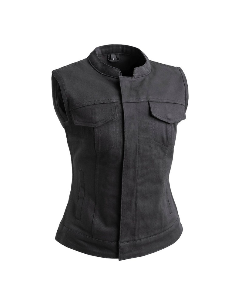 Lexy Lightweight Women's Twill Motorcycle Vest