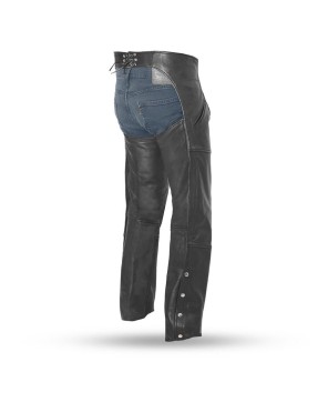 Nomad Cowhide Leather Chaps: Stylish Protection for Riders