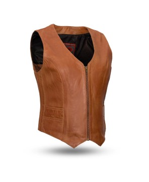 Savannah Vest: Motorcycle & Western Style Fusion