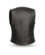 Derringer Leather Vest: Classic Style for Women Riders