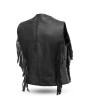 Apache Lightweight Sheep Leather Vest with Fringe