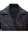 Ramsey Women's Black Leather Biker Jacket