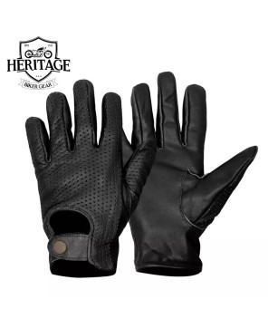 Black Leather Biker Gloves: Ultimate Comfort & Durability