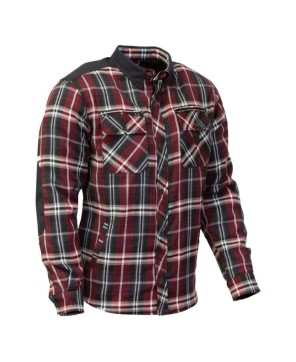 Hendrix Plaid Riding Shirt: Kevlar Lined, D3O Armored Comfort