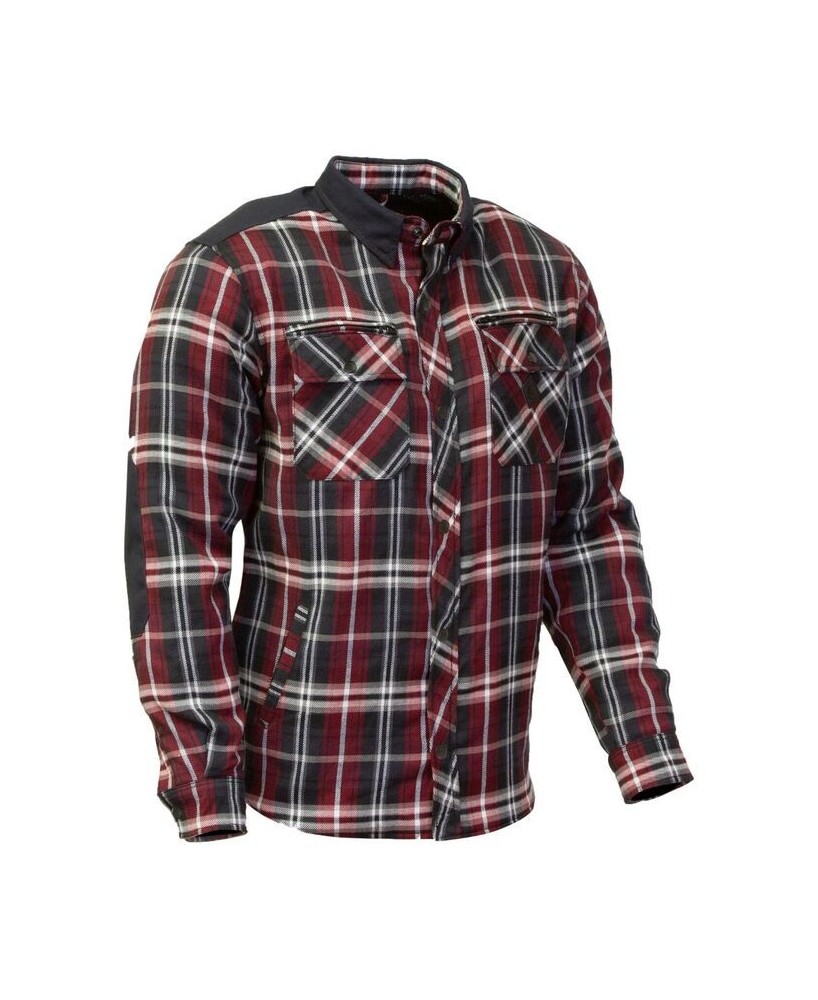 Hendrix Plaid Riding Shirt: Kevlar Lined, D3O Armored Comfort