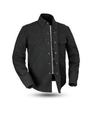 "First Manufacturing Mercer Jacket: Heavy Duty Canvas Riding Shirt"