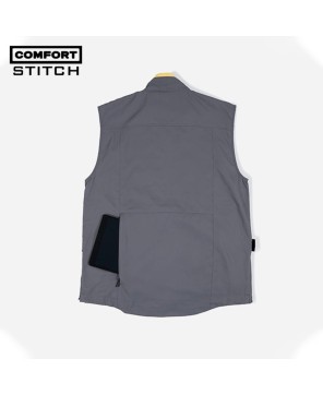 Men's Travel Vest - 26 Pockets, RFID Blocking, Water-Repellent