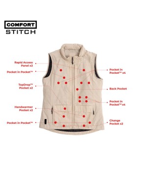 Women's Q.U.E.S.T. Vest - 42 Pockets for Gadgets & Essentials