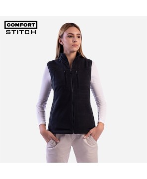 Women's Fireside Fleece Vest - 15 Pockets for Warmth and Essentials