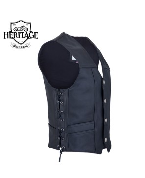 Buffalo Nickel Motorcycle Vest for Men