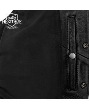 Highway 21 Men's Motorcycle Vest: Classic Style & Durability