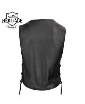 Highway 21 Men's Motorcycle Vest: Classic Style & Durability