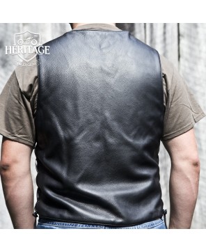 Highway 21 Men's Motorcycle Vest: Classic Style & Durability