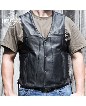 Highway 21 Men's Motorcycle Vest: Classic Style & Durability