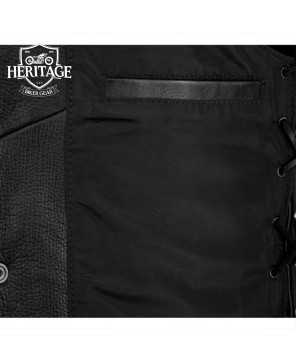 Highway 21 Men's Motorcycle Vest: Classic Style & Durability